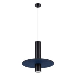 Lampa wisząca PELTA 1 czarna/granatowa