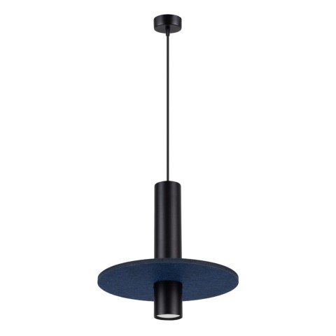 Lampa wisząca PELTA 1 czarna/granatowa