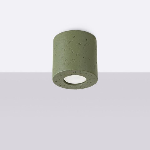 Plafon ORBIS beton zielona oliwka