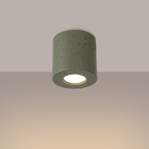 Plafon ORBIS beton zielona oliwka