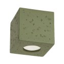 Plafon QUAD beton zielona oliwka