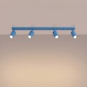 Plafon RING 4L błękitny
