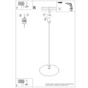 Lampa wisząca NOX 40 biała