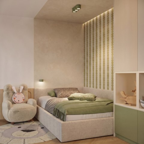 Plafon MODO 3 zielona oliwka Gx53
