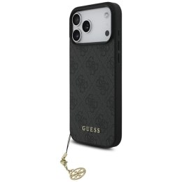 Guess 4G Charms Collection MagSafe - Etui iPhone 17 Pro Max (czarny)