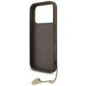 Guess 4G Charms Collection MagSafe - Etui iPhone 17 Pro (brązowy)