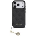 Guess 4G Charms Collection MagSafe - Etui iPhone 17 Pro (czarny)
