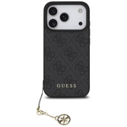 Guess 4G Charms Collection MagSafe - Etui iPhone 17 Pro (czarny)