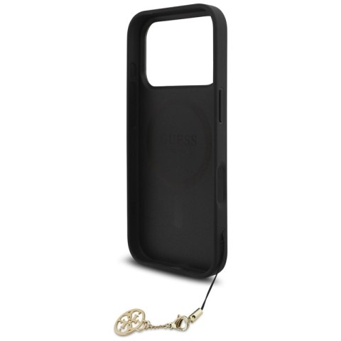Guess 4G Charms Collection MagSafe - Etui iPhone 17 Pro (czarny)