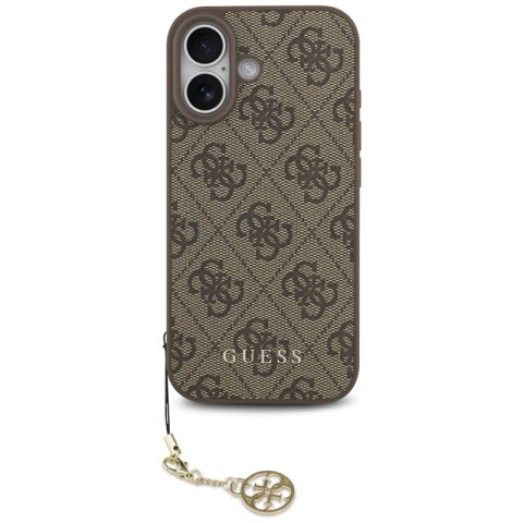 Guess 4G Charms Collection MagSafe - Etui iPhone 17 (brązowy)