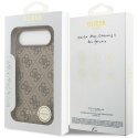 Guess 4G Charms Collection MagSafe - Etui iPhone Air (brązowy)
