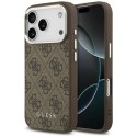 Guess 4G Classic Logo MagSafe - Etui iPhone 17 Pro Max (brązowy)