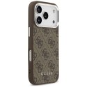 Guess 4G Classic Logo MagSafe - Etui iPhone 17 Pro Max (brązowy)