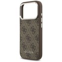 Guess 4G Classic Logo MagSafe - Etui iPhone 17 Pro Max (brązowy)