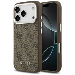 Guess 4G Classic Logo MagSafe - Etui iPhone 17 Pro (brązowy)