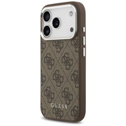 Guess 4G Classic Logo MagSafe - Etui iPhone 17 Pro (brązowy)
