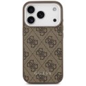 Guess 4G Classic Logo MagSafe - Etui iPhone 17 Pro (brązowy)