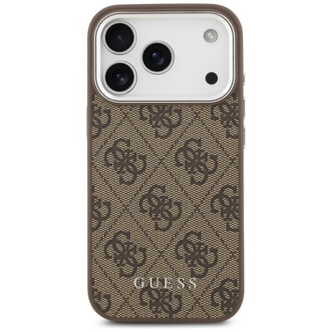 Guess 4G Classic Logo MagSafe - Etui iPhone 17 Pro (brązowy)