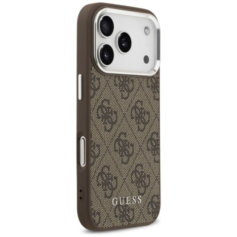 Guess 4G Classic Logo MagSafe - Etui iPhone 17 Pro (brązowy)