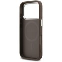 Guess 4G Classic Logo MagSafe - Etui iPhone 17 Pro (brązowy)