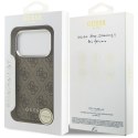 Guess 4G Classic Logo MagSafe - Etui iPhone 17 Pro (brązowy)