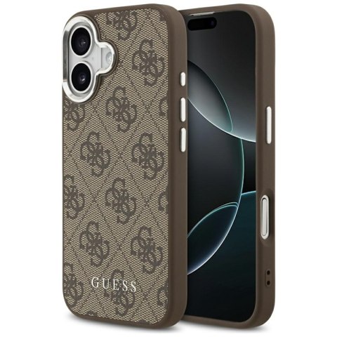 Guess 4G Classic Logo MagSafe - Etui iPhone 17 (brązowy)