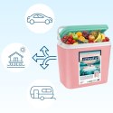 Lodówka CEGECO 24L Różowa Kamai