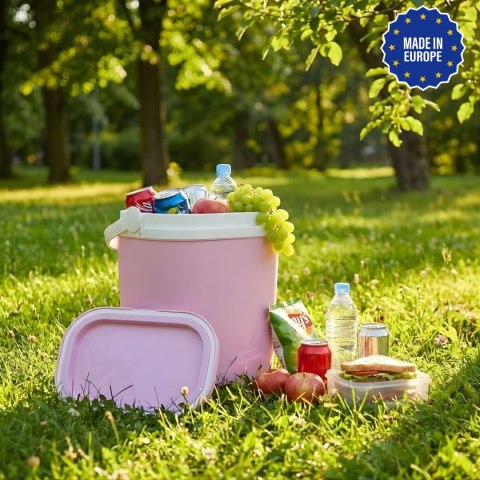 Lodówka GIOSTYLE 12L Jasnoróżowa Kamai