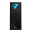 Powerbank BASEUS Amblight 30000mAh 65W 4xUSB USB-C (czarny)