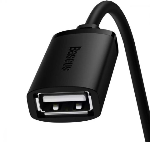 Przedłużacz kabel USB 2.0 1.5m Baseus AirJoy Series czarny