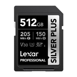 Karta pamięci Lexar Professional SILVER PLUS SDXC 512GB