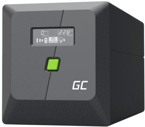 UPS ZASILACZ AWARYJNY Greencell PowerProof 750VA 480W LCD CZYSTA SINUSOIDA