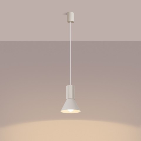 Lampa wisząca ESTRIA 1 beżowa
