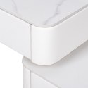 Toaletka kosmetyczna LED/ Komplet mebli blat 80 cm- Lilia - kolor biały