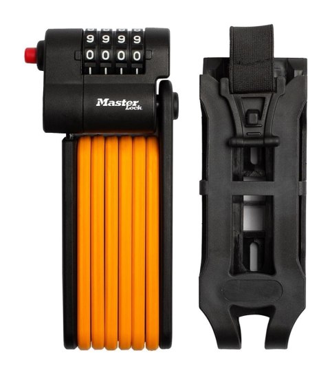 Zapięcie rowerowe MASTERLOCK FOLDING 8336 czarne (NEW 2024)