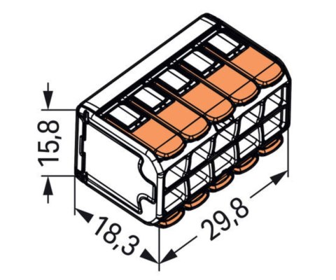 KOSTKA ELEKTRYCZNA WAGO-221-420*P3