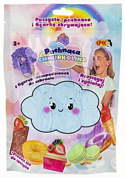 Pachnąca Chmurkolina Deserki z figurką 1 pack, borówkowy donut