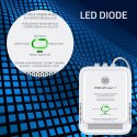 Qoltec Certyfikowany Czujnik wycieku gazu ziemnego i tlenku węgla (czadu) | detektor CH4 CO | alarm 85dB | LED