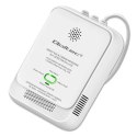 Qoltec Certyfikowany Czujnik wycieku gazu ziemnego i tlenku węgla (czadu) | detektor CH4 CO | alarm 85dB | LED