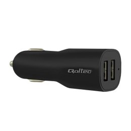 Qoltec Ładowarka samochodowa 12-24V | 15.5W | 5V | 3.1A | 2xUSB