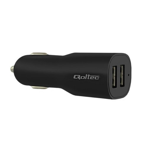 Qoltec Ładowarka samochodowa 12-24V | 15.5W | 5V | 3.1A | 2xUSB