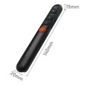 Qoltec Laserowy wskaźnik | Prezenter 4w1 | USB 3.0 | 2.4GHz | 30m