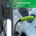 Qoltec Mobilna ładowarka do samochodu elektrycznego EV i hybryd z regulacją 2w1 Typ2 | 11kW | LCD | 3 fazy | CEE 32A | Przenośn