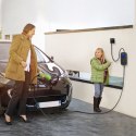 Qoltec Mobilna ładowarka do samochodu elektrycznego EV i hybryd z regulacją 2w1 Typ2 | 3.5kW | 230V | SCHUKO 16A | LCD | Przenoś
