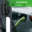 Qoltec Mobilna ładowarka do samochodu elektrycznego EV i hybryd z regulacją 2w1 Typ2 | 3.5kW | 230V | SCHUKO 16A | Wi-fi | TUYA 