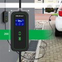 Qoltec Mobilna ładowarka do samochodu elektrycznego EV i hybryd z regulacją 2w1 Typ2 | 7kW | 230V | CEE 32A | LCD | Przenośna | 