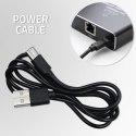 Qoltec Rozdzielacz Splitter Ethernet mini SWITCH 1x3 RJ45 | 1000Mb/s | USB-C | Aluminium