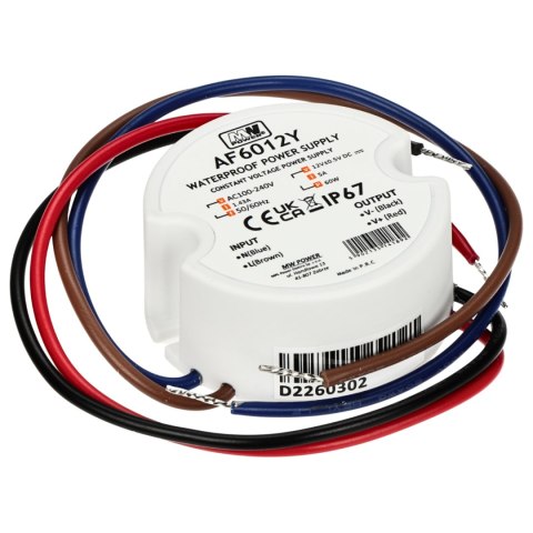 ZASILACZ IMPULSOWY 12V/5A-TP-V2 MW POWER