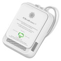 Qoltec Certyfikowany Czujnik 2w1 wycieku gazu ziemnego i tlenku węgla (czadu) | detektor CH4 | CO | NG | Tuya | Wi-Fi | alarm 85