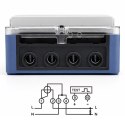 Qoltec Jednofazowy elektroniczny licznik prądu | miernik zużycia energii | 230V | 5(60)A | LCD